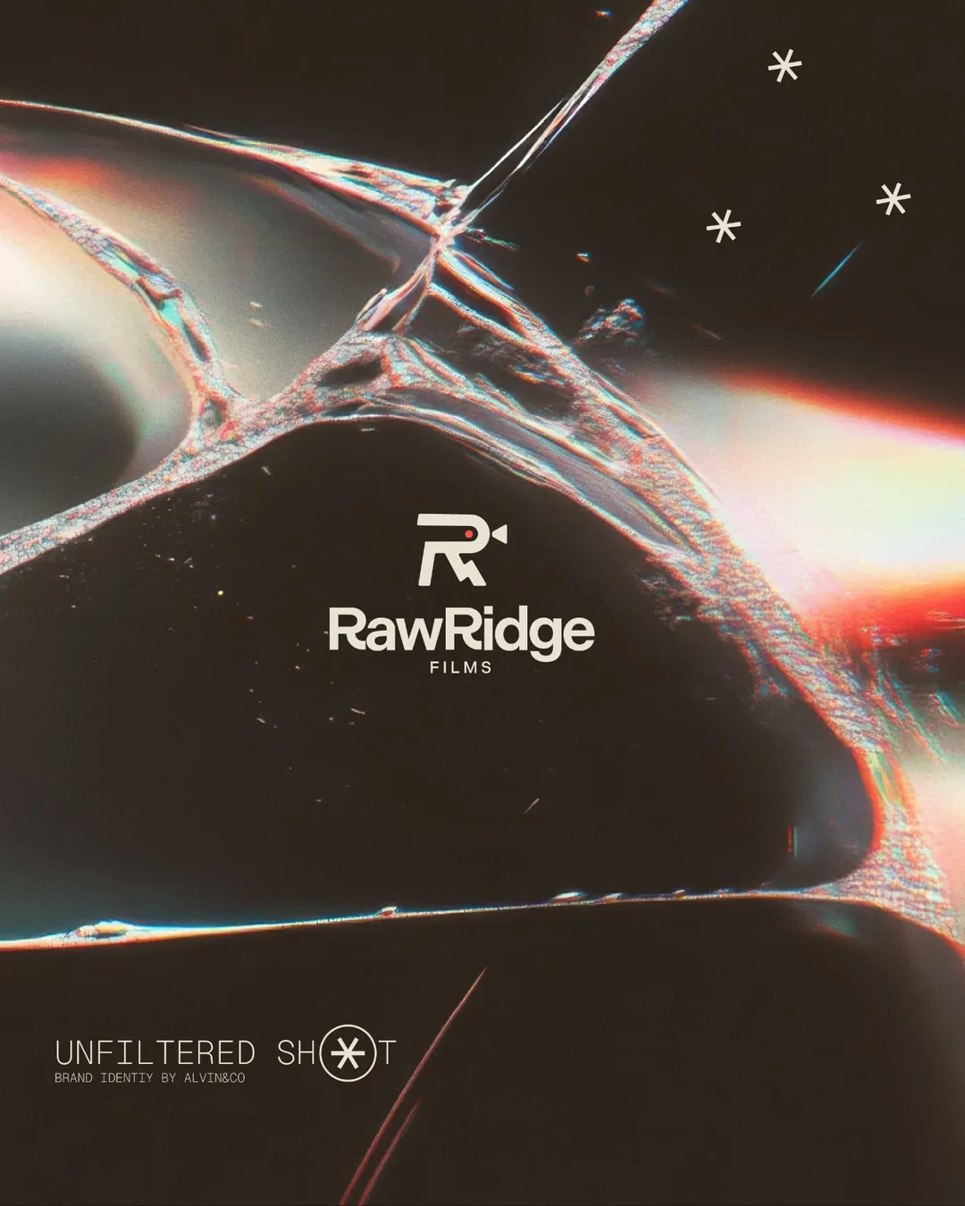 Raw Ridge Films unfiltered shot brand identity